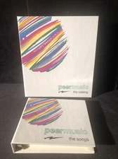 Peer Music The Songs CD Sampler / Catalog Cool Notebook Case 103 Tracks 5 CDs