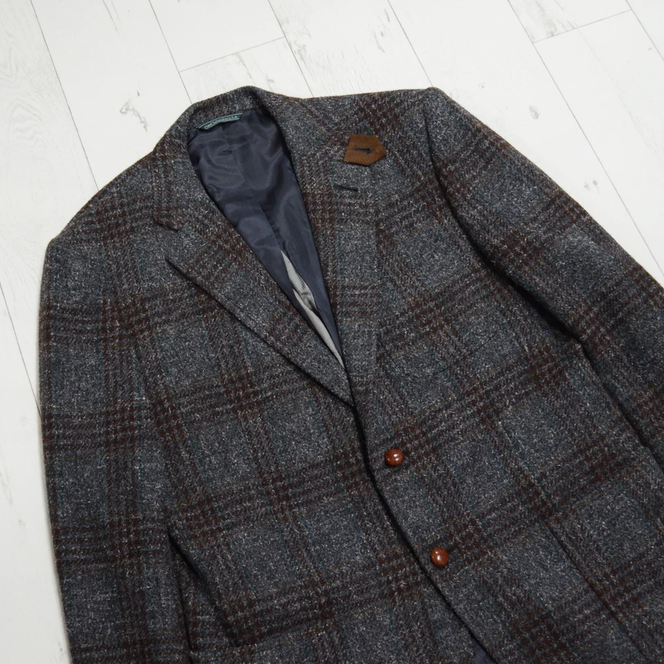 Abrigo Blazer Martin Greenfield Tweed Cuadros 42 Hecho a Mano Chaqueta Para Hombre Foto 3 de 4