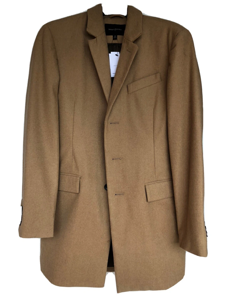 Banana Republic Factory Camel Wool Blend Topcoat eBay