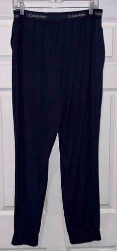 CALVIN KLEIN Ultra Soft Modern Modal Navy Blue Longe Sleepwear Jogger Mens Sz XL - Picture 5 of 7