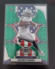 2022 Panini Mosaic Davante Adams Green Mosaic Prizm #265 National Pride Raiders