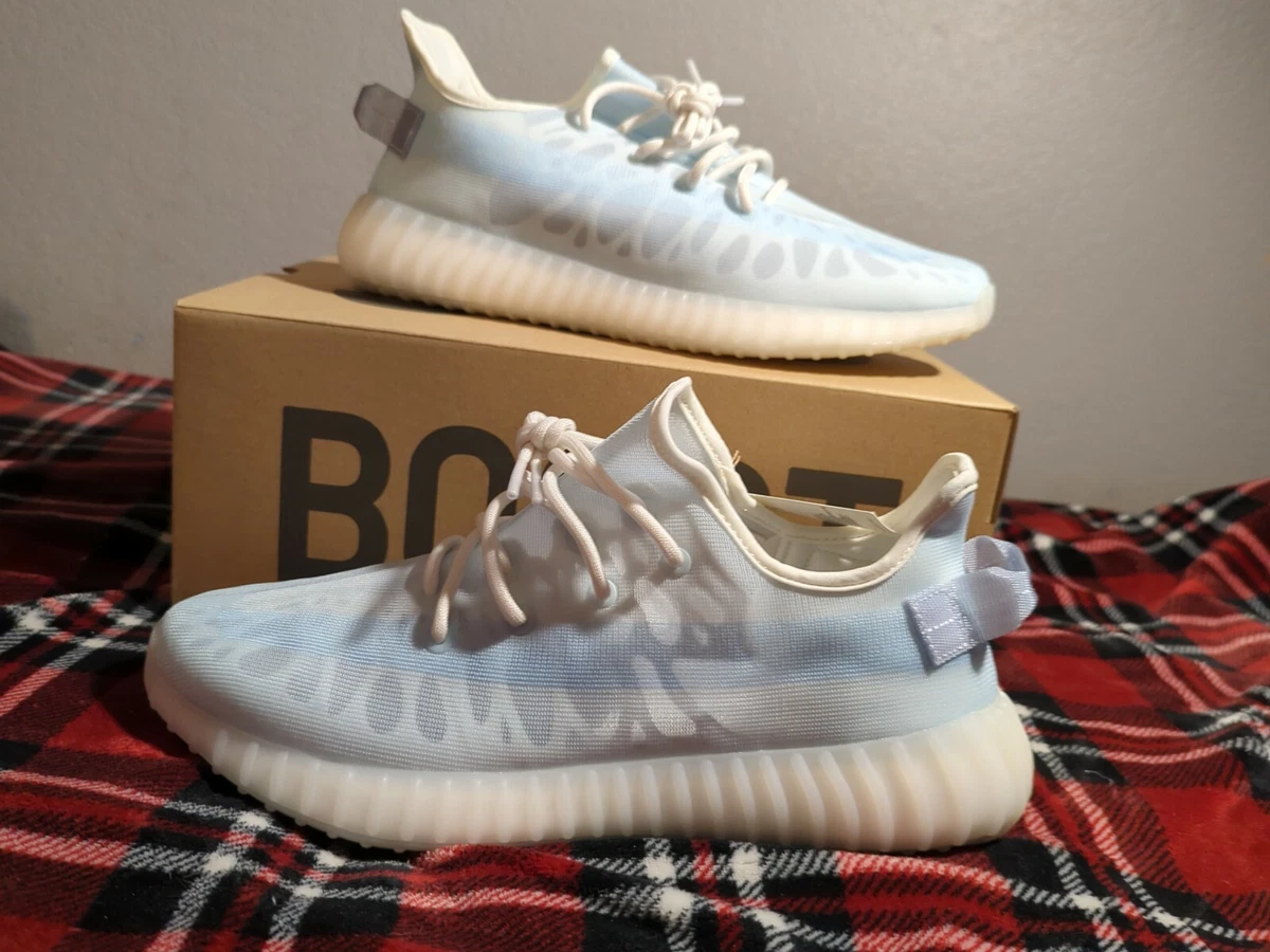 Yeezy 350 V2 Mono Ice Blue/White GW2869 Men&#039;s Size 12 eBay