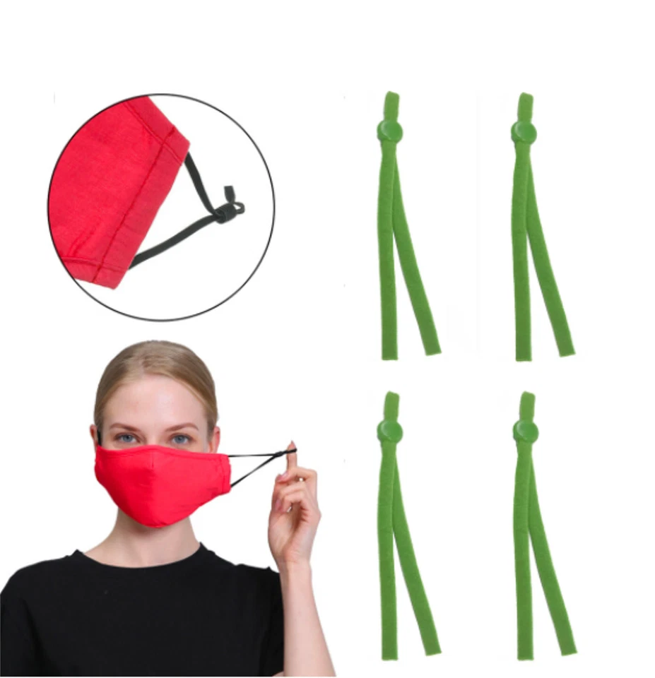 Venta al por mayor de varios colores hágalo usted mismo máscara costura bandas elásticas con hebilla ajustable Foto 4 de 4