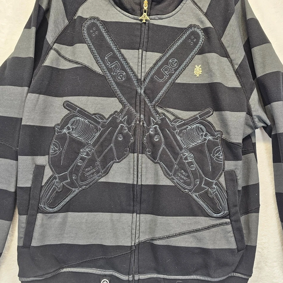 Sudadera con Capucha Lifted Researched Group LRG Friday the 47th the 13th Cremallera Jason Y2K Talla L Foto 3 de 4