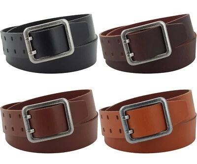 Ledergürtel Herren Damen 4,5 cm echt Leder Gürtel Hosen belt Jeans Vascavi Nr.03