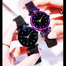 Starry Sky Ladies Quartz Watch Galaxy Dial Star Space Analog Women Wrist Watches