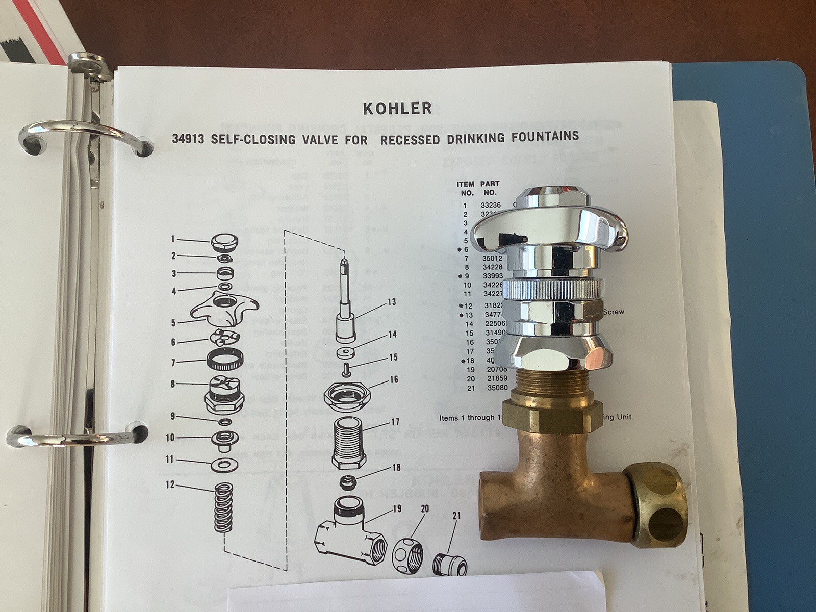 Kohler Self Closing Cp Valve For Recessed Drinking Fountain eBay
