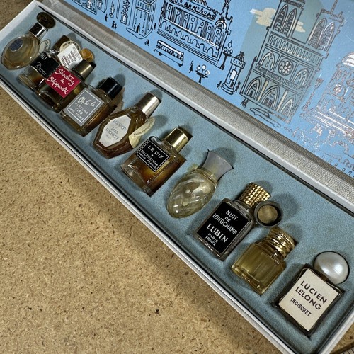 Les Parfums de Paris Vintage Set of 10 Miniature Set France RARE - Picture 5 of 10