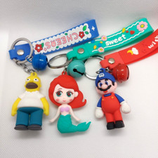 Keychains Beautiful Mermaid with guys Key ring, gift 1 set