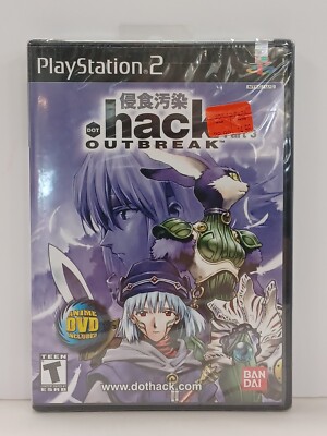 .HACK  OUTBREAK (DOT) Sony PLAYSTATION 2 PS2 Bandai 2003 NEW FACTORY SEALED 