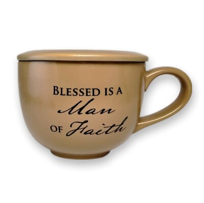 Abbey Press Ceramic Mug Blessed Is A Man Of Faith 1 Timothy 6:11