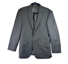 Size 48 Black Label Giorgio Armani Black 100 Wool Sport Coat Jacket Blazer