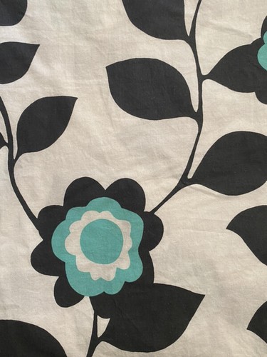 Funda nórdica Pottery Barn Teen Twin nueva floral piscina/negra usada en excelente estado - Imagen 4 de 7