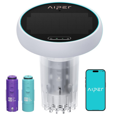 AIPER Hydrocomm Smart Pool Monitor, 24/7 Automatic Water Testing for Pools, Hot