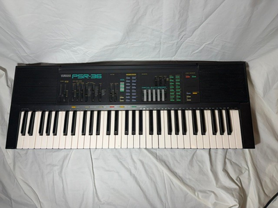 Vintage Yamaha Psr-36 Midi FM 1988 Portable Synthesizer Keyboard