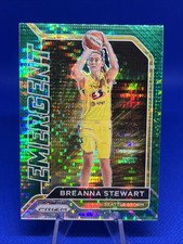2021 Panini Prizm WNBA - Emergent Breanna Stewart #9 Green Pulsar Prizm /25