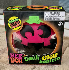 Schylling Nee Doh Jack-Glow Lantern Glow in the Dark Authentic Sealed Pink