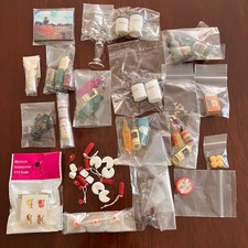 Miniature Dollhouse/Craft Lot 40 pcs Accessories Food Drinks Kitchen Diningware