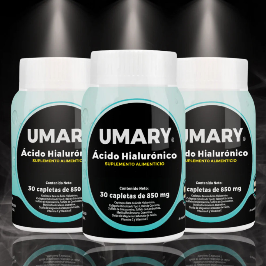 3 PACK Hyaluronic Acid 30 Caplets 850mg | FREE SHIPPING New