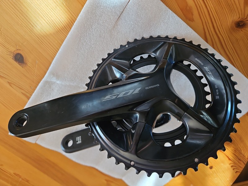 Shimano 105 FC-R7100 172.5 mm 50 / 34 Road Bike Compact Crankset