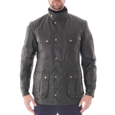 BARBOUR International MWX0337- SG91 Duke Wachsjacke SALBEIGRÜN