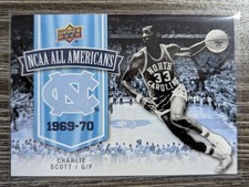 #106 Charlie Scott NCAA All Americans 2010-11 UD North Carolina Basketball