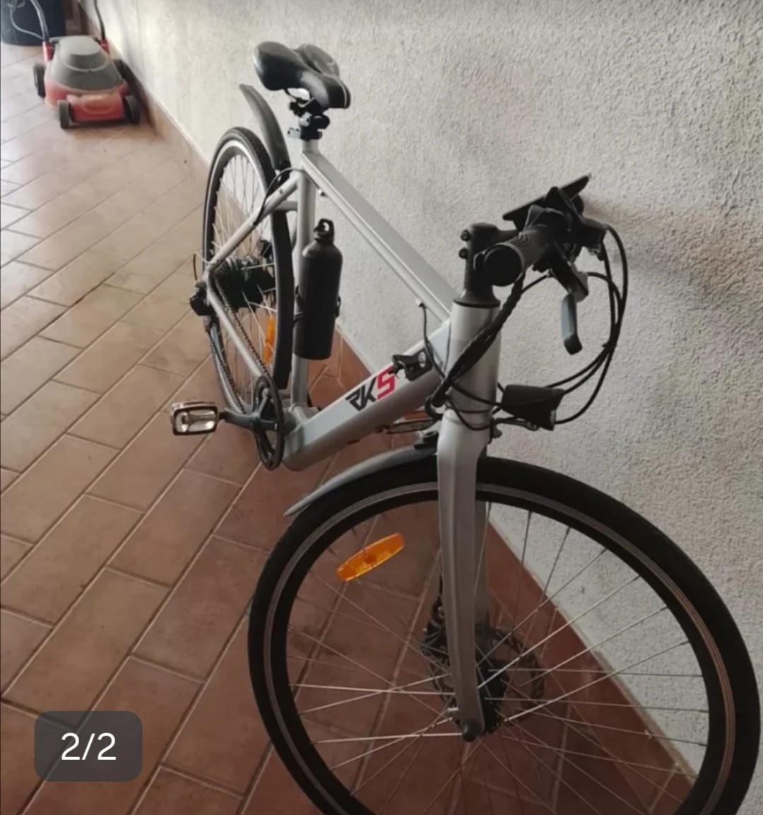Biciglietta Elettrica RKS Grigia