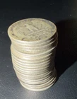 Per 1964 90% Silver Quarters. 1/2 Roll Of 20 90% Silver Quarters $5 Face Value