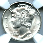1942-D Mercury Dime, NGC MS 66