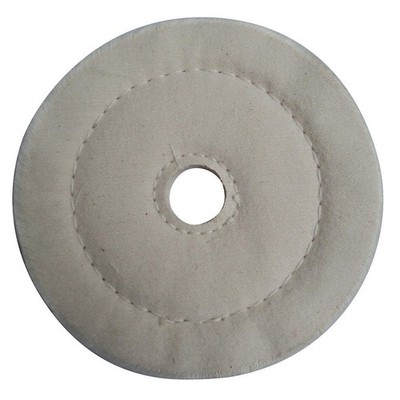 Grainger Approved 12U103 Buffing Wheel,Cushion Sewn,6 In Dia. 12U103