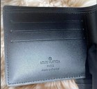 Louis Vuitton Black Logo Bifold Wallet for Men Credit Card Slots — photo 2