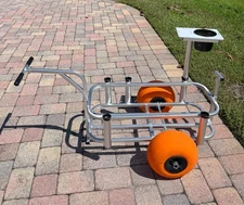 Anglers Fish-N-Mate 310 Sr Fishing Cart with Poly Wheels