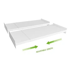 Expandable Closet Shelf Organizer, XXL (2Pack) - D: 15.80" W: 26"~38"W