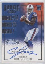 2016 Panini Contenders Rookie Ticket RPS Cardale Jones #308 Auto 8p8