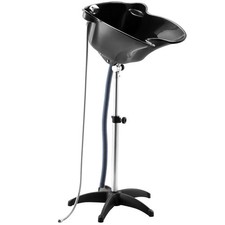 Portable Hair Washing Sink, Adjustable Salon Shampoo Bowl with Drain Hose