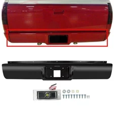 Rear Bumper Roll Pan & Light For 88-98 Chevy Silverado Sierra K1500 2500 3500