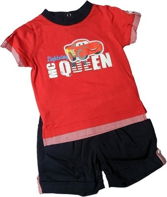 Disney Cars 2-Teiler - T-Shirt und Shorts - Lightning Mc Queen HighSpeed -