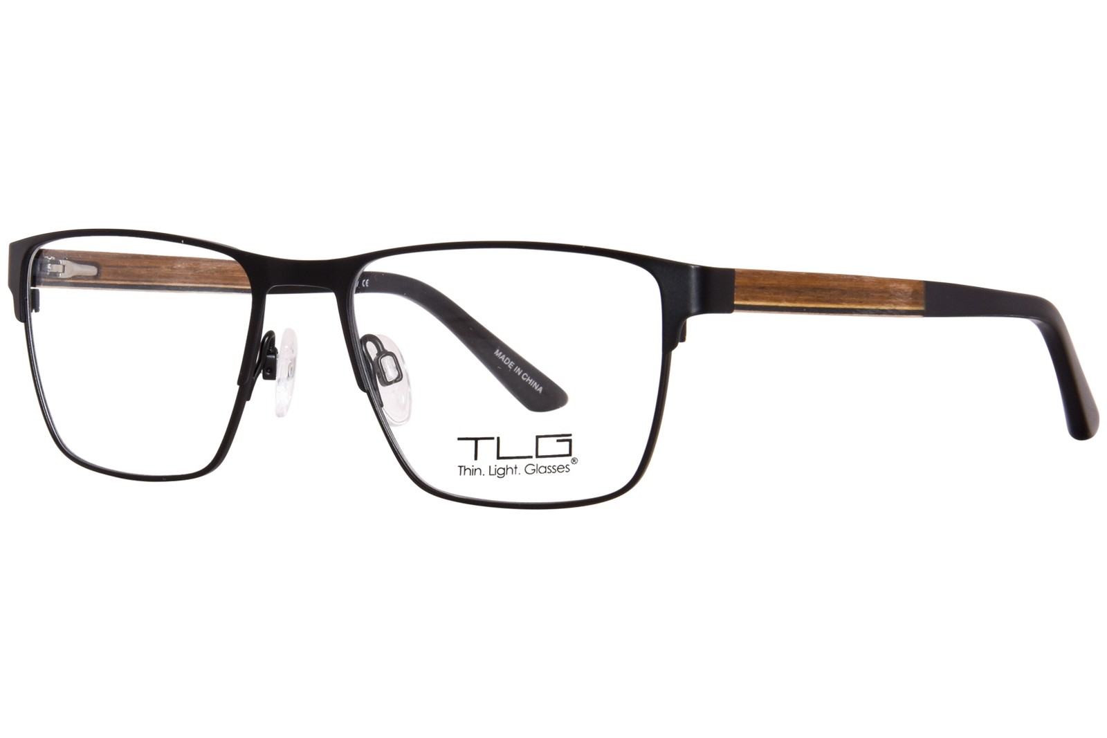TLG NU055 C01 Тита очки мужские матово-черные с полной оправой квадратной формы 53 мм 19890₽