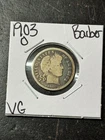 1903 O Barber Silver Dime Nice VG Very Good U.S. 10c Type Coin (Raw18799)