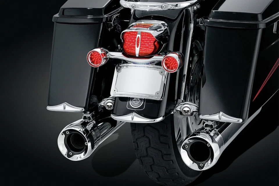 For Harley-Davidson Road Glide 2007-2008 Kuryakyn Rear Chrome Fender Accent Foto 3 de 3