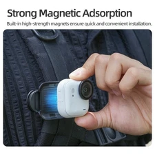For Insta360 GO Ultra Camera Magnetic Backpack Clip Vertical-Horizontal Mount