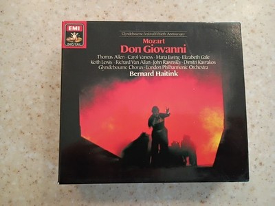 Mozart: Don Giovanni - Bernard Haitink 3 CD Box Set 1984 EMI FAST FREE SHIPPING 