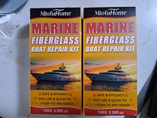 2 kits Marine Fiberglass Repair Kit for Boats, etc