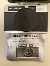 Vintage Bell Howell 35J 35mm Film Camera With Case