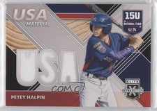 2020 Panini Elite Extra Edition USA Baseball Material Black Petey Halpin 06sq