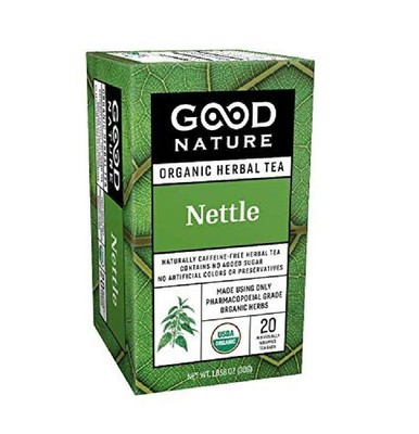 Good Nature Organic Nettle Tea 20 Tea Bags Caffeine Free Detox Herbal Blend