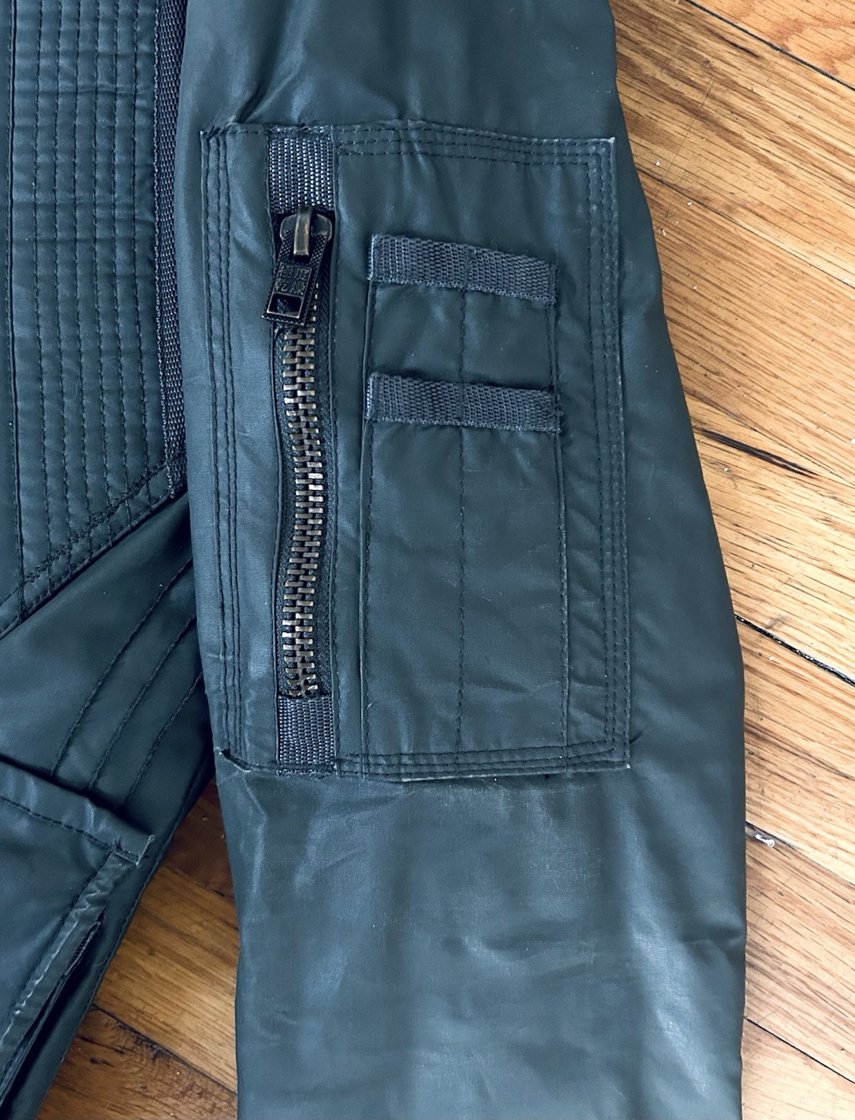 Superdry Coat Jacket Fur Hood Size L Womens Olive Military