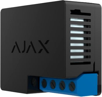 Ajax WallSwitch Black Wireless Remote Power Relay 110-230V Smart Home Automation