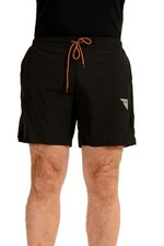 Hugo Boss Men's "TURBO" Black Logo Print Swim Board Shorts US M IT 50