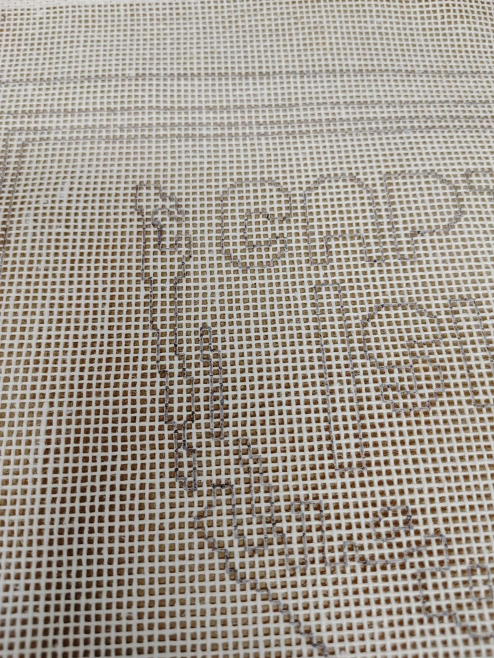 Needlepoint Canvas Lot of 4 Beach Theme 14 Ct Canvas - Image 4 of 4